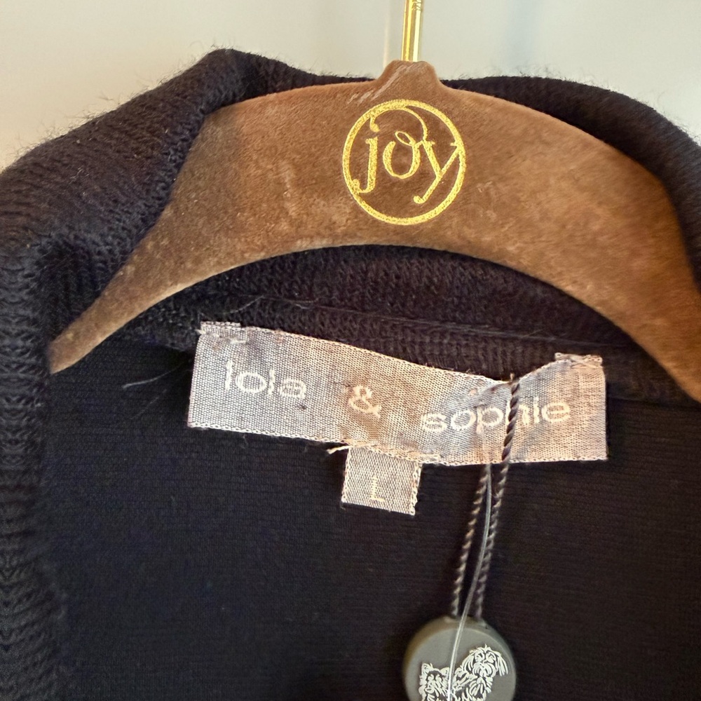 Lola & Sophie Black Knit Top